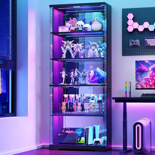 Glass display cabinet with - display,
